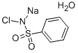 Chloramine-B hydrate Struktur