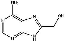 (6-Amino-9H-purin-8-yl)methanol Struktur