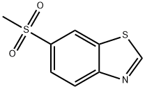 Benzothiazole, 6-(methylsulfonyl)- (9CI) Struktur