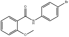 N-(4-bromophenyl)-2-methoxybenzamide Struktur