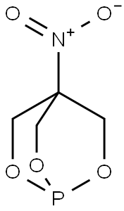 4-Nitro-2,6,7-trioxa-1-phosphabicyclo[2.2.2]octane Struktur