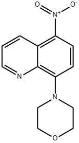 8-(MORPHOLIN-4-YL)-5-NITROQUINOLINE Struktur