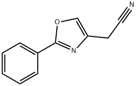 (2-PHENYL-1,3-OXAZOL-4-YL)ACETONITRILE Struktur