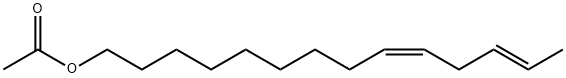 (Z,E)-9,12-TETRADECADIENYLACETATE Struktur