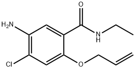 5-Amino-4-chloro-N-ethyl-2-(2-propenyloxy)benzamide Struktur