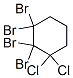 tetrabromodichlorocyclohexane Struktur