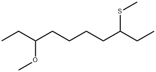 3-Methoxy-8-(methylthio)decane Struktur