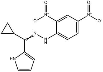 Cyclopropyl 1H-pyrrol-2-yl ketone (2,4-dinitrophenyl)hydrazone Struktur