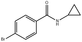 4-bromo-N-cyclopropylbenzamide Struktur