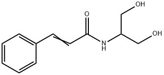 N-[2-Hydroxy-1-(hydroxymethyl)ethyl]-3-phenylpropenamide Struktur