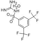 ([AMINO(IMINO)METHYL]AMINO)[3,5-DI(TRIFLUOROMETHYL)PHENYL]DIOXO-LAMBDA6-SULFANE HYDRATE Struktur