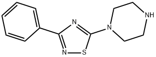 3-PHENYL-5-PIPERAZINO-1,2,4-THIADIAZOLE Struktur