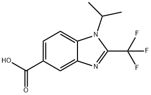 1-ISOPROPYL-2-(TRIFLUOROMETHYL)-1H-BENZIMIDAZOLE-5-CARBOXYLIC ACID price.