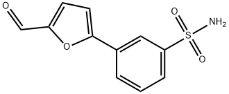 3-(5-FORMYL-2-FURYL)BENZENESULFONAMIDE Struktur