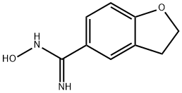 5-Benzofurancarboximidamide,2,3-dihydro-N-hydroxy- Struktur