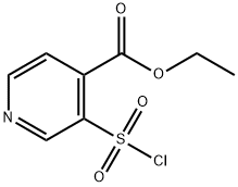 ETHYL 3-(CHLOROSULFONYL)ISONICOTINATE Structure