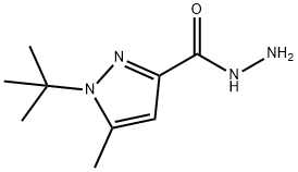 1-(TERT-BUTYL)-5-METHYL-1H-PYRAZOLE-3-CARBOHYDRAZIDE Struktur