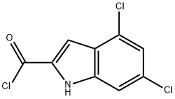 4,6-DICHLORO-1H-INDOLE-2-CARBONYL CHLORIDE price.