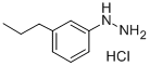 1-(3-PROPYLPHENYL)HYDRAZINE HYDROCHLORIDE Struktur