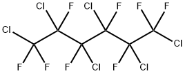 1,2,3,4,5,6-Hexachloro-1,1,2,3,4,5,6,6-octafluorohexane Struktur