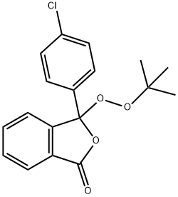 3-(tert-butyldioxy)-3-(4-chlorophenyl)phthalide Struktur