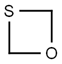 1,3-Oxathietane Struktur