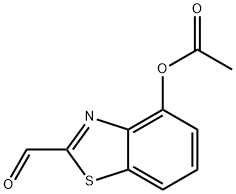 2-Benzothiazolecarboxaldehyde,4-hydroxy-,acetate(ester)(8CI)