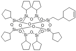 PSS-(2-(3-CYCLOHEXEN-1-YL)ETHYL)HEPTACY& Struktur