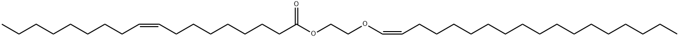 Oleic acid 2-[(Z)-1-octadecenyloxy]ethyl ester Struktur