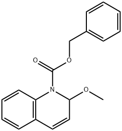 2-Methoxy-1(2H)-quinolinecarboxylic acid benzyl ester Struktur