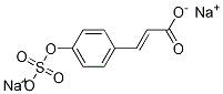 p-CouMaric Acid Sulfate DisodiuM Salt Struktur