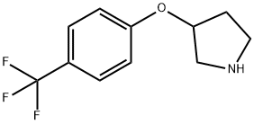 3-[4-(TRIFLUOROMETHYL)PHENOXY]PYRROLIDINE Struktur