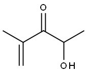 1-Penten-3-one, 4-hydroxy-2-methyl- (9CI) Struktur