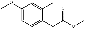 Methyl-4-Methoxy-2-phenyl-acetat Struktur