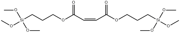 bis[3-(trimethoxysilyl)propyl] maleate  Struktur