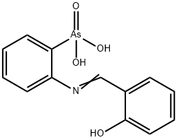 o-(Salicylideneamino)phenylarsonic acid Struktur