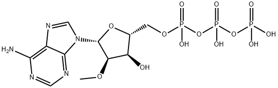 Adenosine 5'-(tetrahydrogen triphosphate), 2'-O-Methyl- Struktur