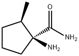 Cyclopentanecarboxamide, 1-amino-2-methyl-, (1S,2R)- (9CI) Struktur