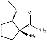 Cyclopentanecarboxamide, 1-amino-2-ethyl-, (1S,2S)- (9CI) Struktur