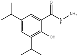 2-HYDROXY-3,5-DIISOPROPYLBENZOHYDRAZIDE Struktur