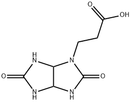 3-(2,5-DIOXO-HEXAHYDRO-IMIDAZO[4,5-D]IMIDAZOL-1-YL)-PROPIONIC ACID Struktur