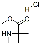 2-Azetidinecarboxylic acid, 2-methyl-, methyl ester, hydrochloride (9CI) Struktur