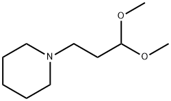 B-PIPERIDINOPROPIONALDEHYDE DIMETHYL ACETAL Struktur