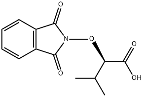 Butanoic acid, 2-[(1,3-dihydro-1,3-dioxo-2H-isoindol-2-yl)oxy]-3-methyl-, (2R)- Struktur