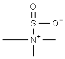 trimethylsulphinatoammonium Struktur