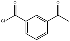 Benzoyl chloride, 3-acetyl- (9CI) Struktur