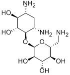 4-O-(6-Amino-6-deoxy-α-D-glucopyranosyl)-2-deoxy-D-streptamine Struktur