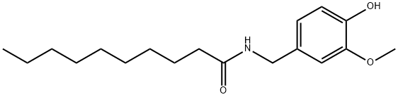 N-VANILLYLDECANAMIDE Struktur