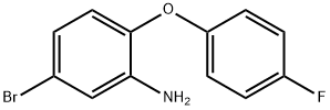 5-Bromo-2-(p-fluorophenoxy)aniline Struktur