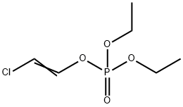 (E)-1-chloro-2-diethoxyphosphoryloxy-ethene Struktur